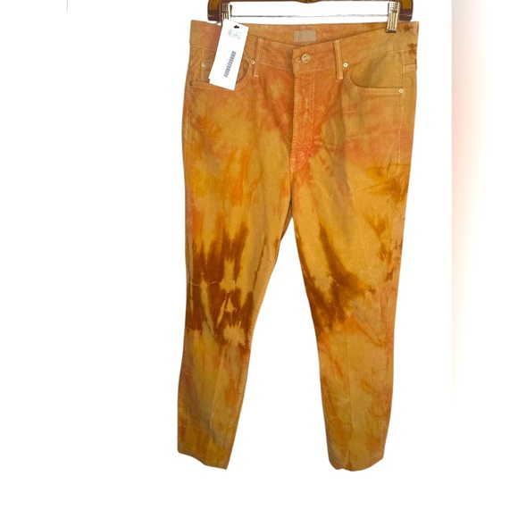 MOTHER Looker High-Rise Tie-Dye
Corduroy Skinny Jeans Size 30 - Picture 3 of 5